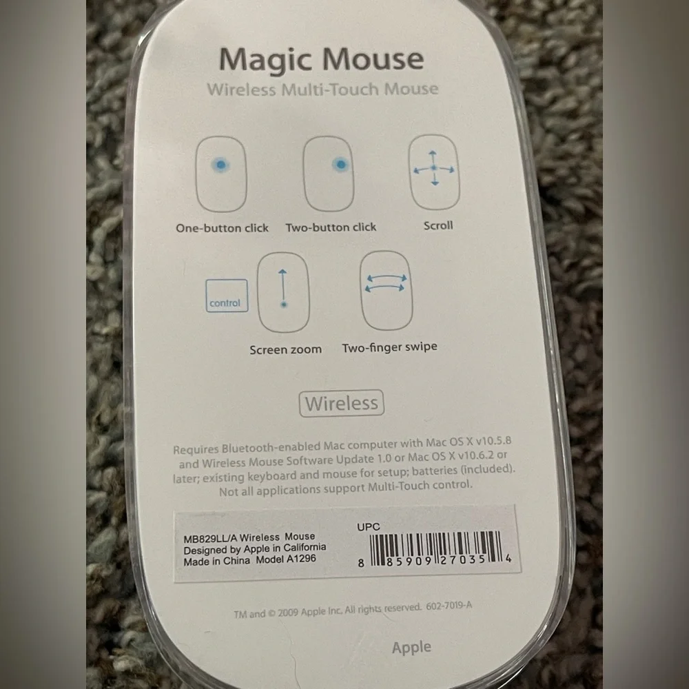Apple magic mouse
